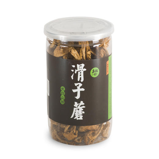 【自营】土极啦长白山滑子蘑菇 	60g*2罐	干货山货特产山珍凉拌营养健康JUNONG-030 商品图1