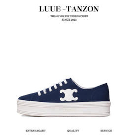 凯旋门 低帮系带帆布休闲运动鞋 【厚底】