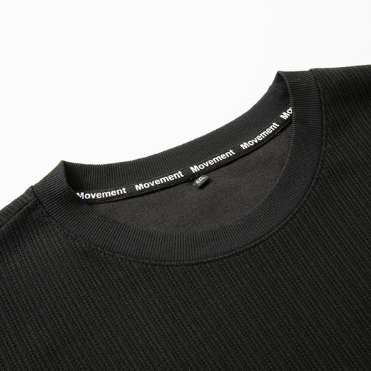 【新款DKP】大依优型大码卫衣长袖休闲加肥加大男士胖子大码内搭上衣打底显瘦 商品图3