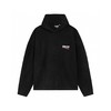 BALENCI*GA 巴黎**家新款摇粒绒海浪可乐刺绣连帽卫衣（Y*BG） 商品缩略图0