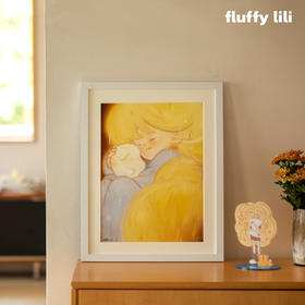 fluffy lili 白日梦小姐系列限量微喷复制画《拥抱》【本商品不支持用券】