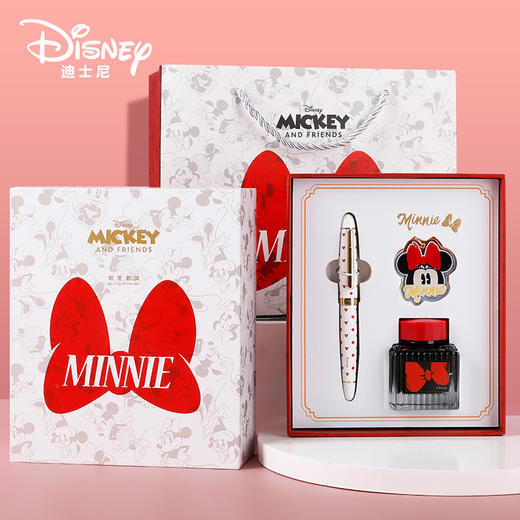 迪士尼儿童钢笔 高档精致男士学生专用 练字女生高颜值生日礼物礼盒  开学季必备儿童礼物 商品图3