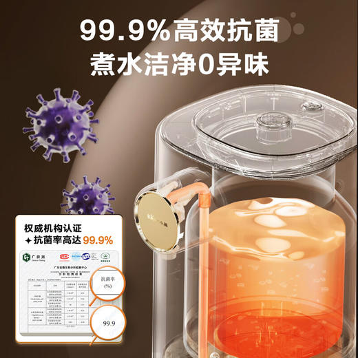 积分免费兑：小熊（Bear）恒温水壶 电热水瓶5L防烫除氯电水瓶316L不锈钢电热水壶烧水壶 多段保温恒温电水壶 ZDH-H50R6 商品图4