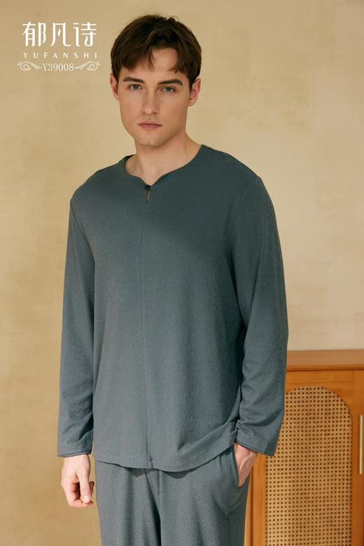 郁凡诗男款家居睡衣上下套Y39008 商品图3