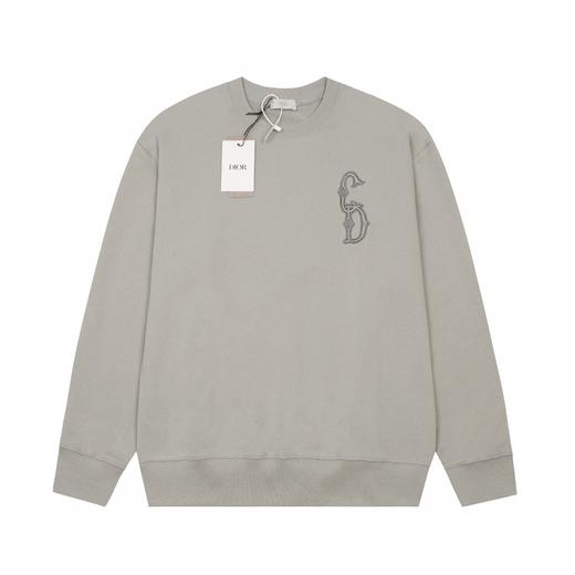 D家   23秋冬走秀款 CD刺绣圆领卫衣（Y*BG） 商品图0