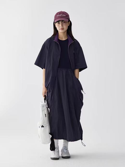 步履不停/4B23107C/户外小立领尼龙短袖夹克外套 商品图3