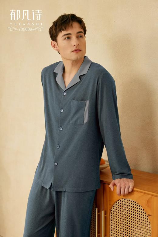 郁凡诗男款家居睡衣上下套Y39009 商品图2