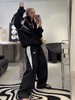 巴黎*家    新款拼接运动校服风衣长裤套装（Y*BG） 商品缩略图4