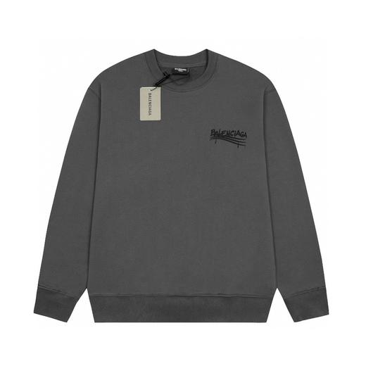 巴黎**家  2023SS 胸标可乐LOGO 圆领卫衣（Y*BG） 商品图0