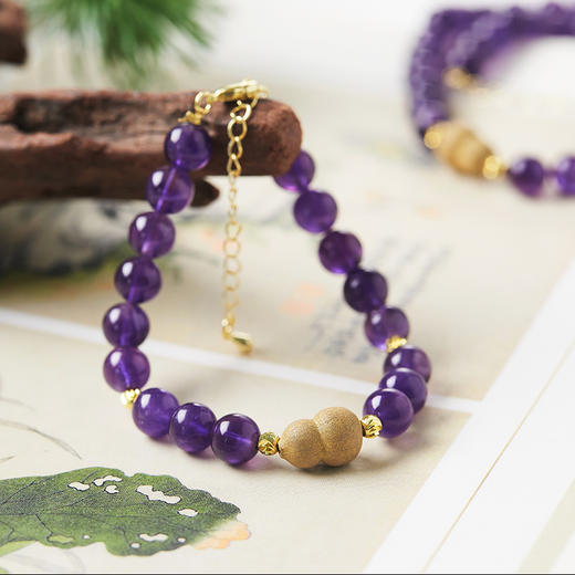 紫烟·帝元降真香珠风雅首饰，降真香气绕，芬芳馥郁，引瑞鹤啸九天【G】 商品图11