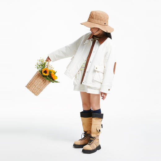 女童灯芯绒夹棉外套衣安奈儿童装实体店同款AG435539 商品图5