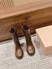 谬爱   英伦简约风机车靴粗跟圆头靴 商品缩略图4