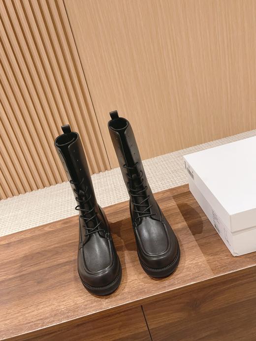【莞产】The row又出高级货了！百搭时尚款系带骑士中筒靴（DH） 商品图2