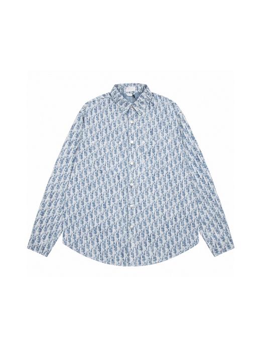 男士礼物专区·D家   22FW 老花满幅logo提花长袖牛仔衬衫（Y*BG） 商品图0