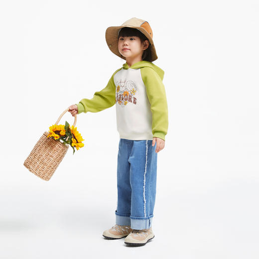 女童甜酷泡芙牛仔单裤安奈儿童装实体店同款XG436681 商品图5