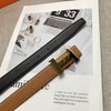 H家   女款  & Swift掌纹小牛皮和Epsom小牛皮双面头层皮腰带。 商品缩略图2