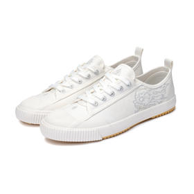 BKxFEIYUExSTA飞跃联名百鬼之王低帮帆布鞋