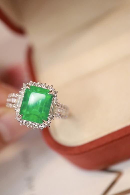 3.46ct 祖母绿戒指 商品图6
