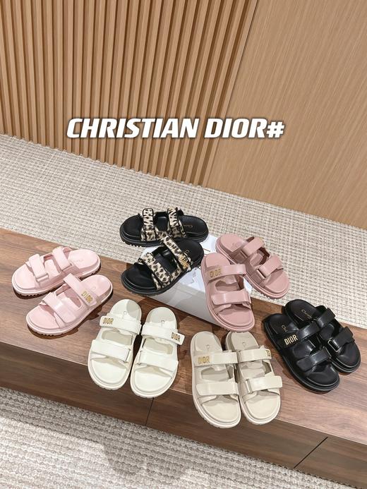 D家 23 新火爆凉鞋 经典升级魔术贴凉拖鞋 6色 商品图2