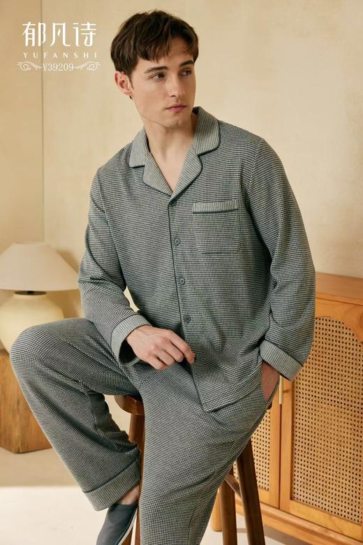 郁凡诗男款家居睡衣上下套Y39209 商品图1