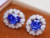 1.7ct 蓝宝石耳钉 商品缩略图3
