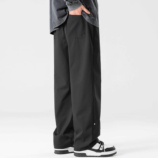 【新款DSL】大依优型大码男装直筒休闲运动裤加肥加大男裤潮流韩版卫裤 商品图9