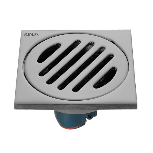 地漏/KDL-09Q/SUS201枪灰色（4.2mm）/圆形盖 商品图0