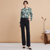 EITIE爱特爱秋季新款修身显瘦百搭印花小上衣7513208 商品缩略图1