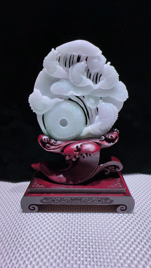 620305翡翠摆件【连年有余】 商品图4