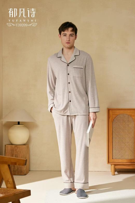 郁凡诗男款家居睡衣上下套Y39209 商品图3