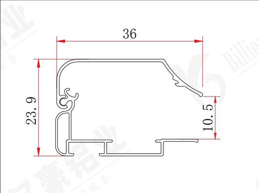 4.0cm超薄铝材 商品图2