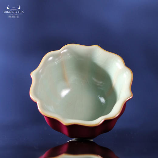 问鼎汝瓷鼎峰系列辛丑胭脂红宝相杯（缺货） 商品图2