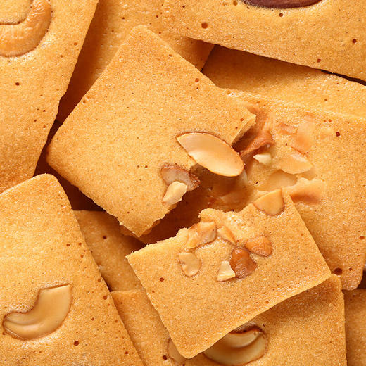 天生好果MikaCard坚果曲奇520g早餐伴侣椰片饼干腰果巴旦木果仁曲奇点心休闲零食品 商品图2