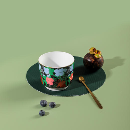 陶溪川 72亼-黑白鲜花水杯 商品图4