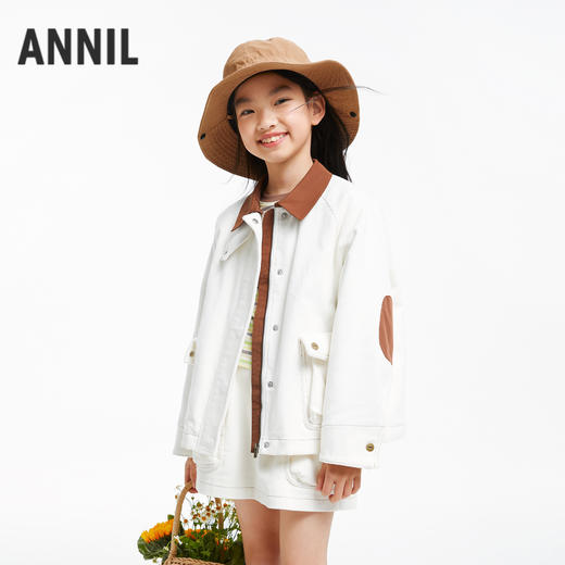 女童灯芯绒夹棉外套衣安奈儿童装实体店同款AG435539 商品图1