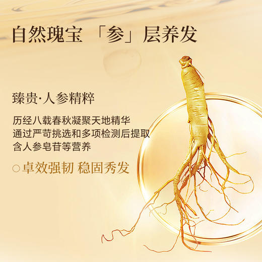 【双12大促】嘉媚乐参姜奢护蓬盈沁润精油护发素500ml  强韧发质 滋养修护 商品图2