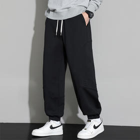 【DSL】大依优型大码男装束脚休闲运动裤加肥加大男裤潮流韩版卫裤