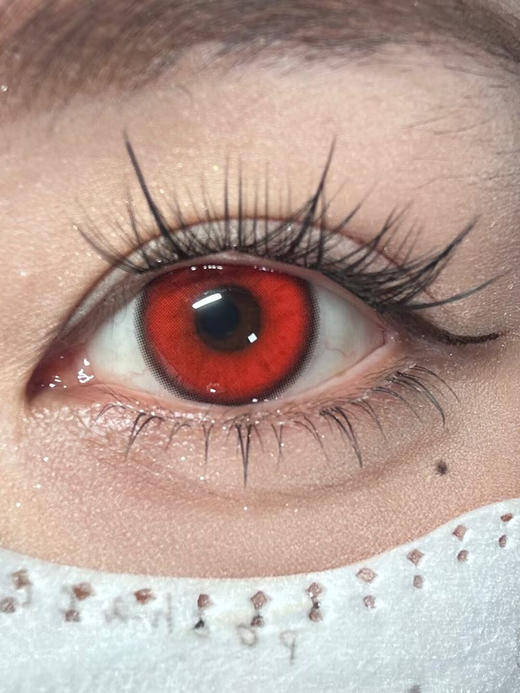 Chocoing 血腥灵药 月抛 两片 14.2mm 参考着色 13.8mm 基弧 8.5 含水 40% 新锐国货 商品图2