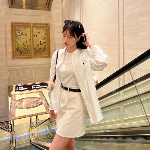 小马刺绣棉麻长袖衬衫，棉麻混纺更透气、呼吸感十足【G】 商品图3