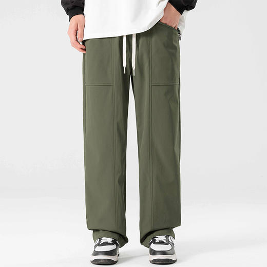 【新款DSL】大依优型大码男装直筒休闲运动裤加肥加大男裤潮流韩版卫裤 商品图4