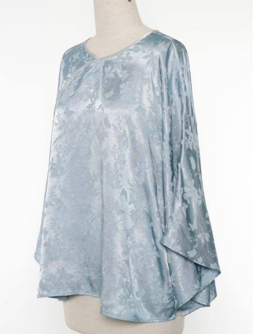 荷言GL 采蝶 人丝提花新中式上衣 商品图1