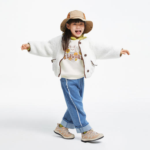 女童甜酷泡芙牛仔单裤安奈儿童装实体店同款XG436681 商品图3