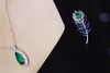 1.55ct 祖母绿吊坠胸针 商品缩略图5