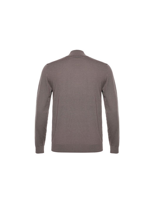 callisto咖啡色绵羊毛长袖毛衣 商品图1