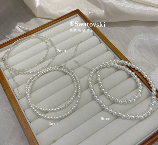 直发 施华洛珍珠系列  进口奥地利施家珍珠+925银 商品图9