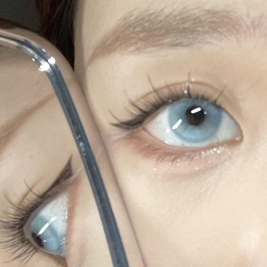 Chocoing 花园仙境蓝 月抛 两片 14.2mm 参考着色 13.8mm 基弧 8.5 含水 40% 新锐国货 商品图2