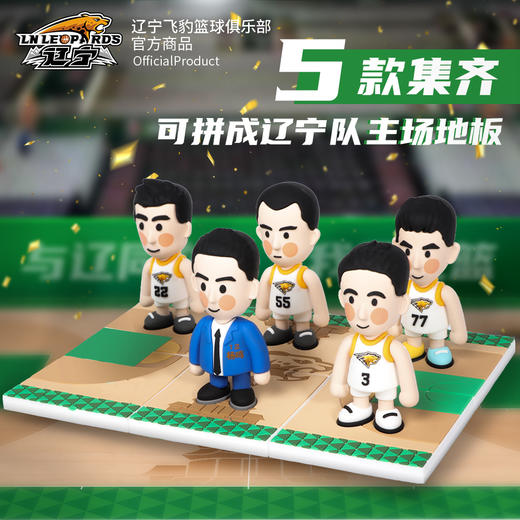 辽宁飞豹男篮官方商品丨辽篮本钢队球员公仔盲盒主场地板拼装手办 商品图4