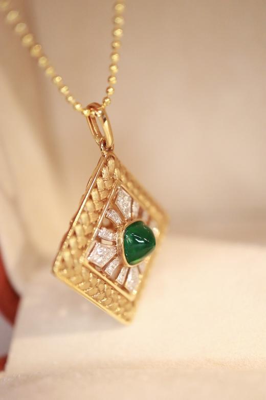 0.7ct 祖母绿吊坠 商品图0