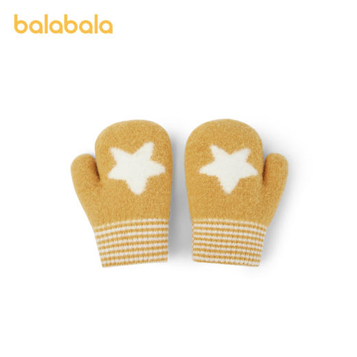 巴拉巴拉儿童手套男童女童包指手套加绒冬季保暖舒适户外休闲新款 商品图4