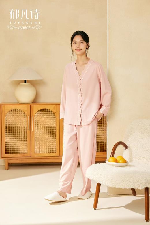 郁凡诗女家居睡衣上下套Y39605 商品图2